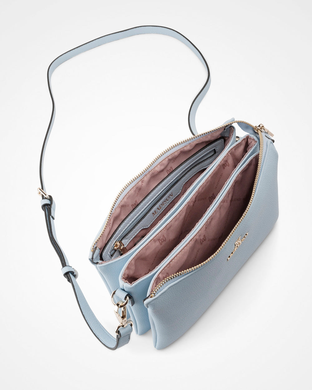 Avery 3 Compartment Crossbody Bag-PEROZ Accessories