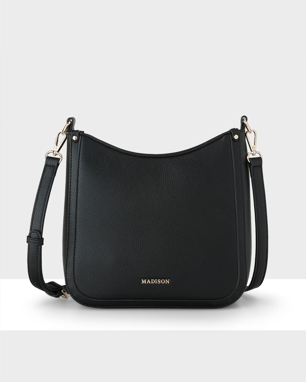 Tina Medium Zip Top Convertible Sling Bag With Matching & Webbing Crossbody Straps-Handbags-PEROZ Accessories