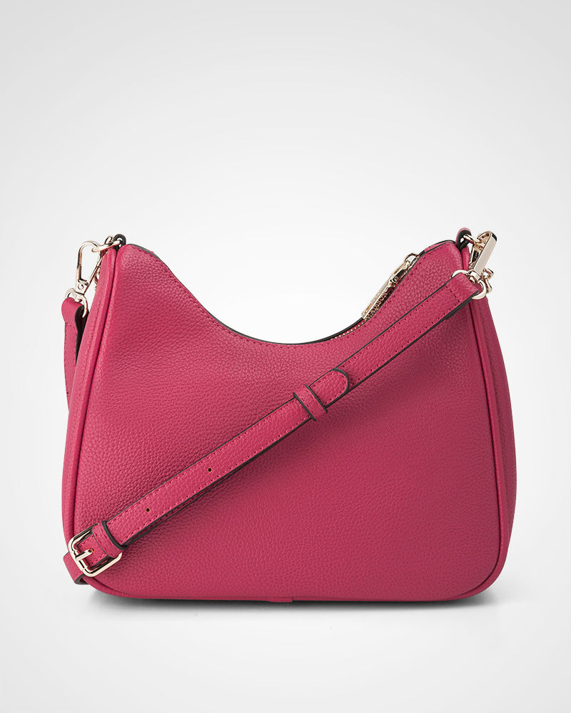 Olivia Crescent Hobo Crossbody With Chain Strap-PEROZ Accessories