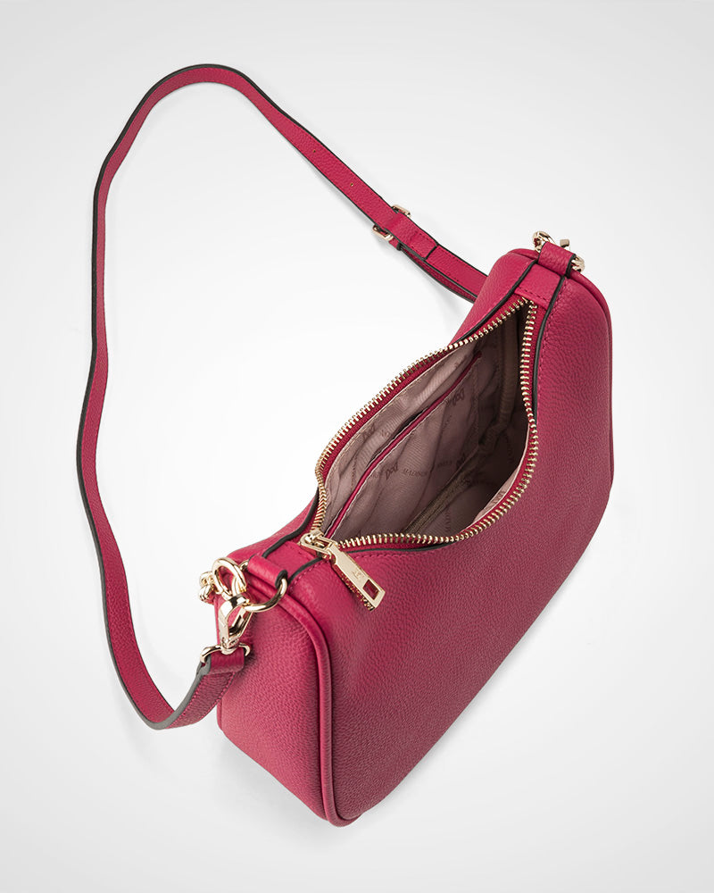 Olivia Crescent Hobo Crossbody With Chain Strap-PEROZ Accessories