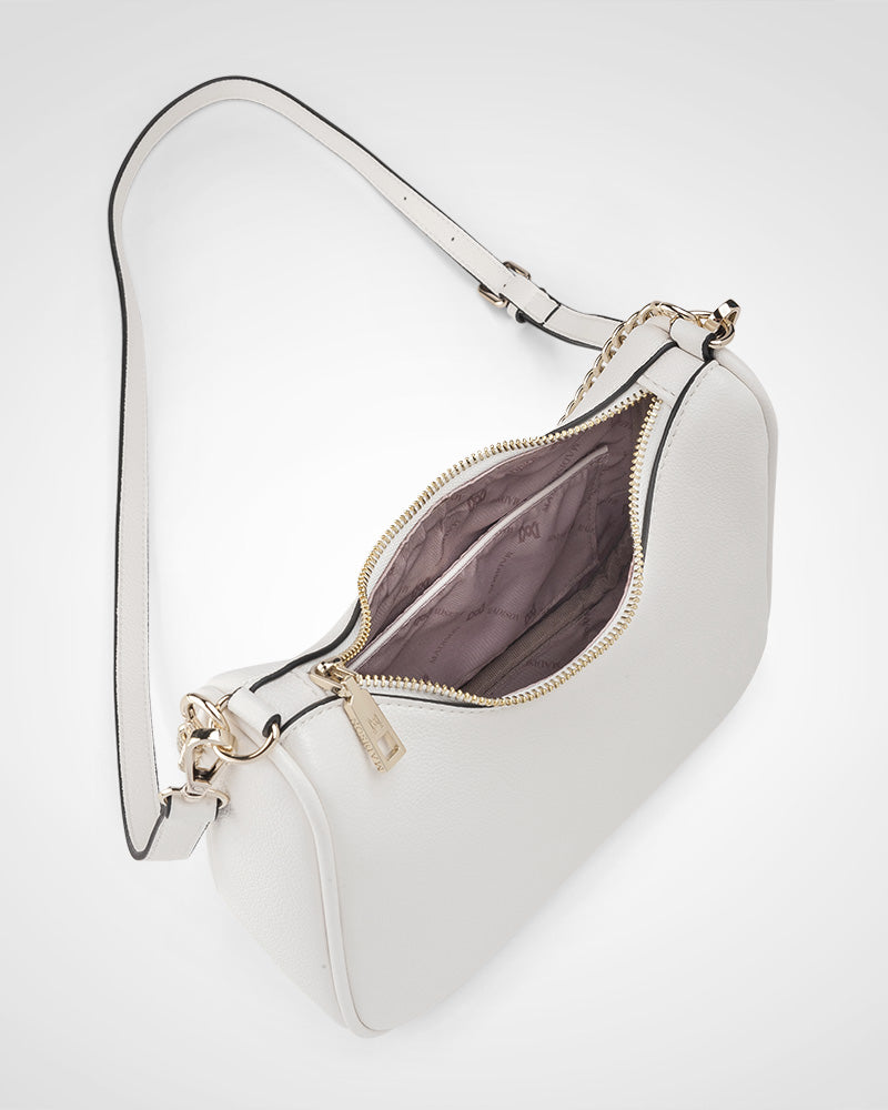 Olivia Crescent Hobo Crossbody With Chain Strap-PEROZ Accessories