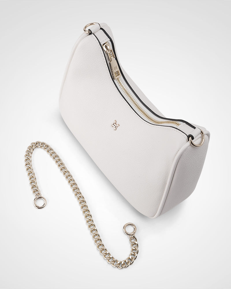 Olivia Crescent Hobo Crossbody With Chain Strap-PEROZ Accessories