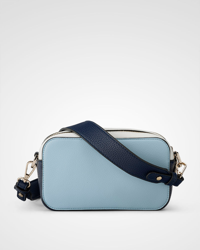 Maddie Double Zip Camera Crossbody Bag + Aztec Bag Strap-PEROZ Accessories