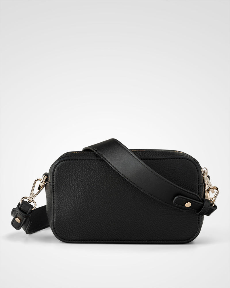 Maddie Double Zip Camera Crossbody Bag + Leopard Bag Strap-PEROZ Accessories