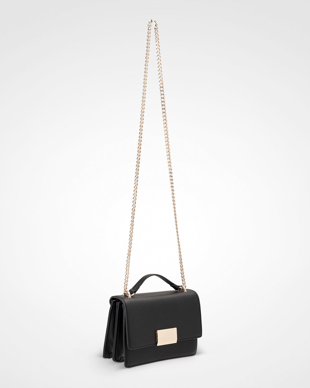 Diana Fold Over Chain Strap Shoulder Bag-PEROZ Accessories