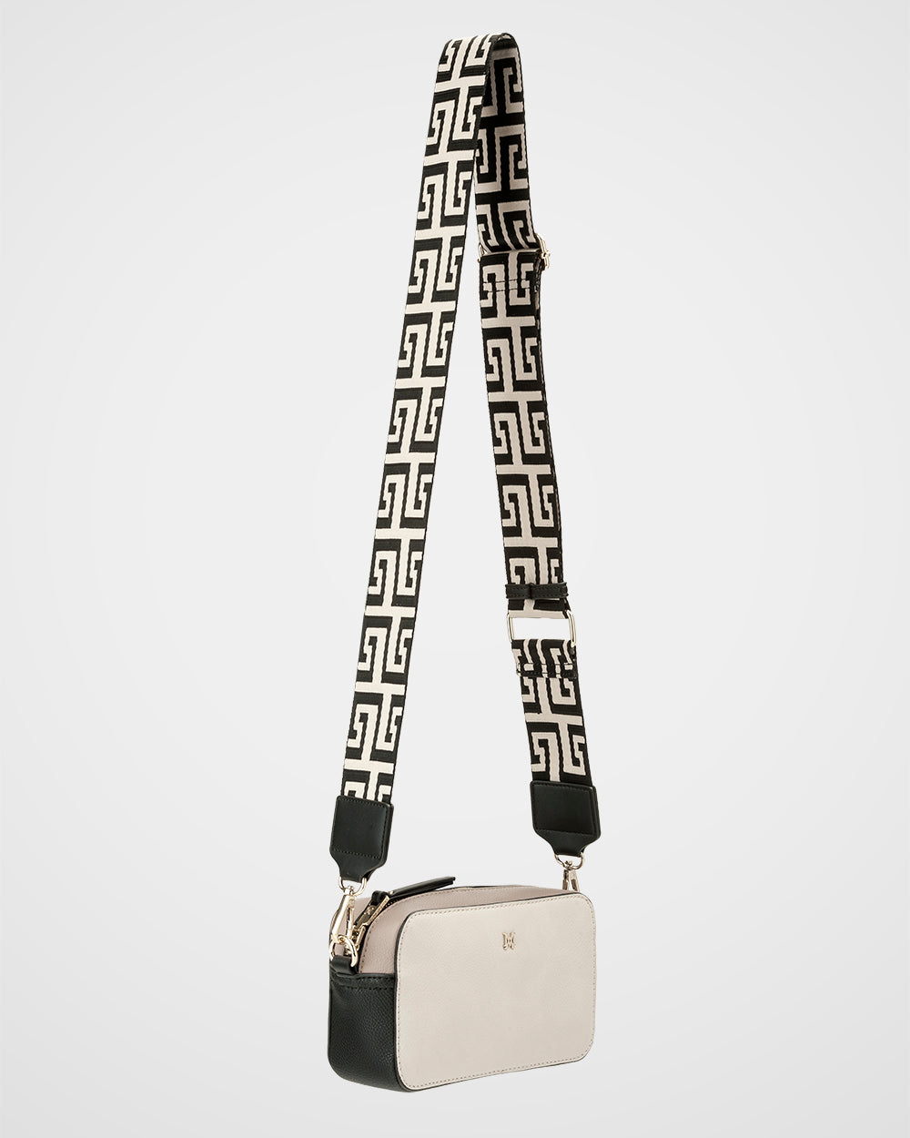 Madison Rima Boxy Small Camera Bag With Graphic Strap-Handbags-PEROZ Accessories