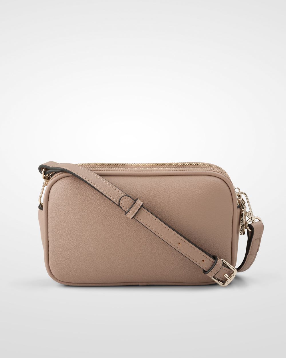 Odette Double Zip Slimline Camera Crossbody Bag + Monogram Bag Strap-PEROZ Accessories