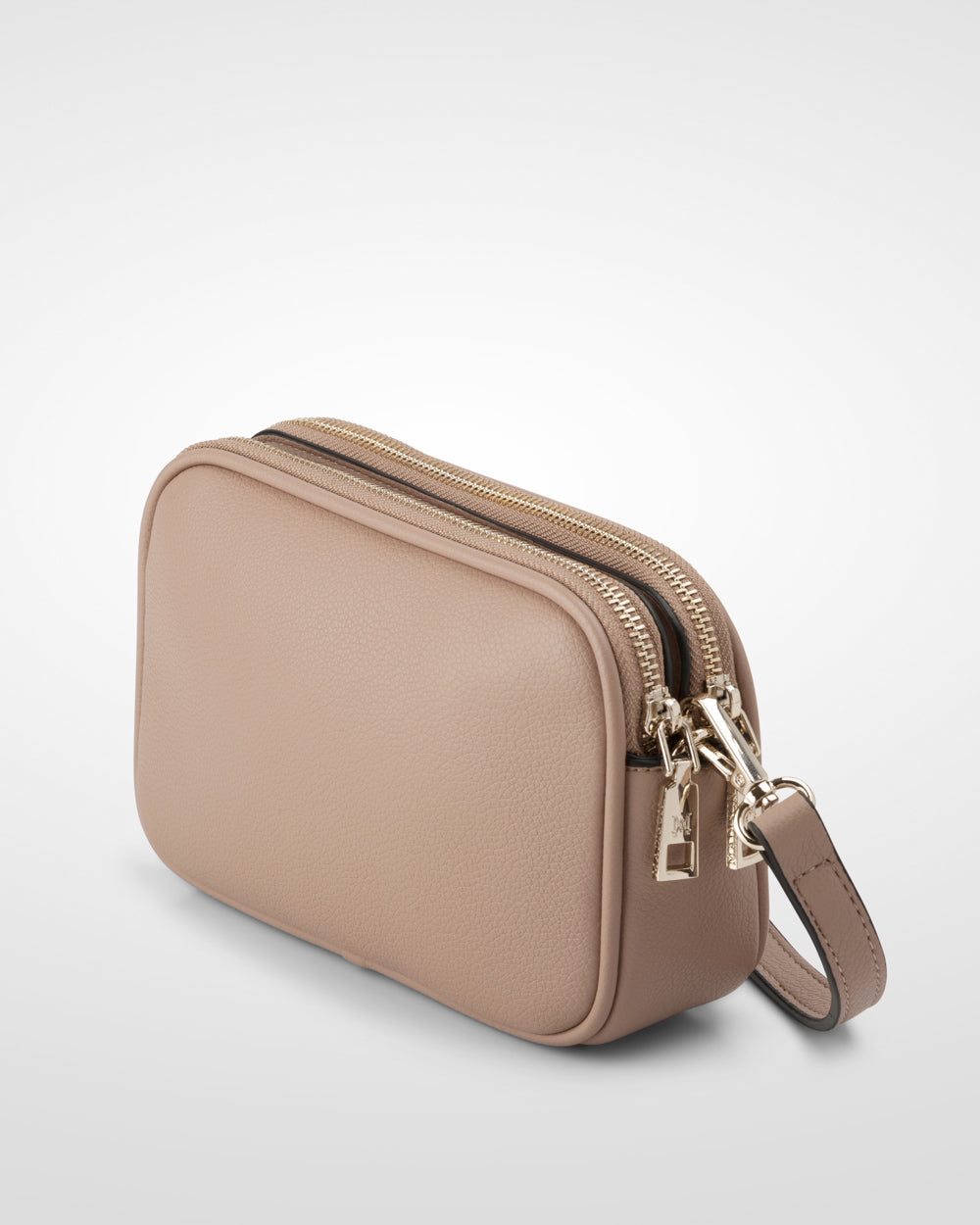 Odette Double Zip Slimline Camera Crossbody Bag + Monogram Bag Strap-PEROZ Accessories