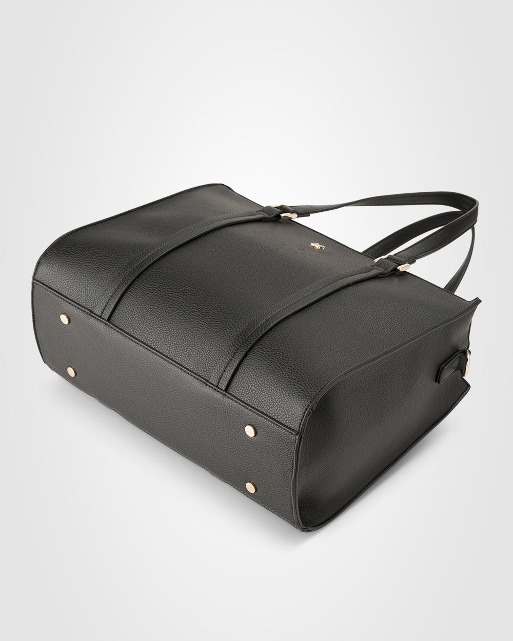 Riley Zip Top Tote + Monogram Bag Strap-Handbags-PEROZ Accessories