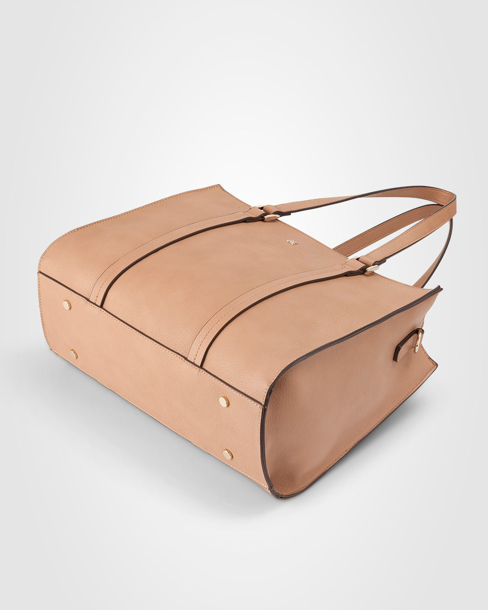 Riley Zip Top Tote + Monogram Bag Strap-Handbags-PEROZ Accessories