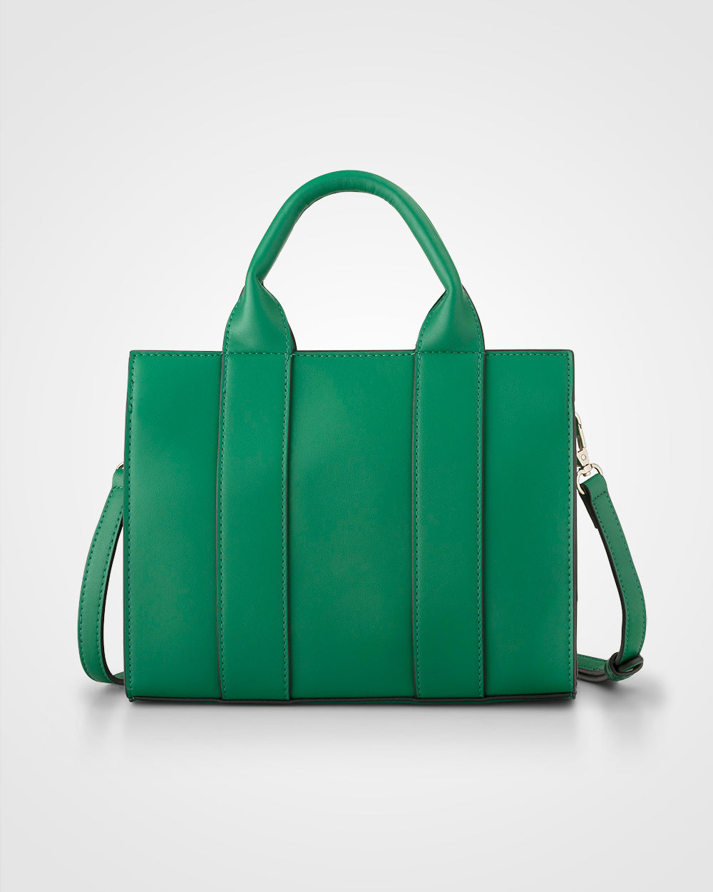 Nova Small Grab Tote With Monogram Strap-Handbags-PEROZ Accessories