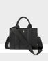 Nova Small Grab Tote With Monogram Strap-Handbags-PEROZ Accessories