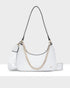 Kaylee Small Shoulder Bag With Chain, Short Strap & Monogram Crossbody-Handbags-PEROZ Accessories