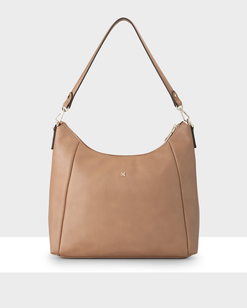 Raquel Soft Large Zip Pocket Hobo Shoulder Bag-Handbags-PEROZ Accessories