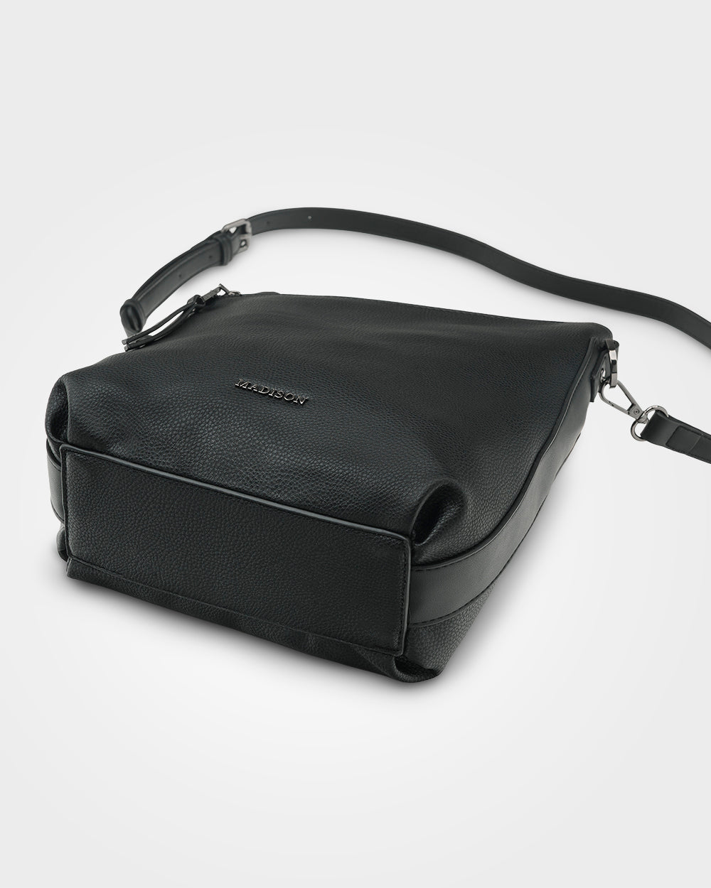 Maya Medium Double Zip Sling Crossbody Bag-Handbags-PEROZ Accessories