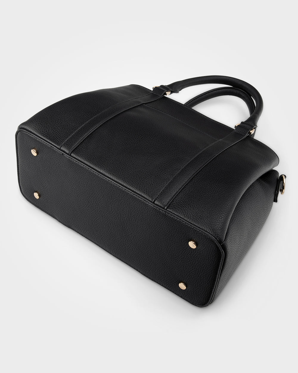 Patricia Medium Zip Top Satchel With 3 Compartments and Webbing Crossbody Strap-Handbags-PEROZ Accessories