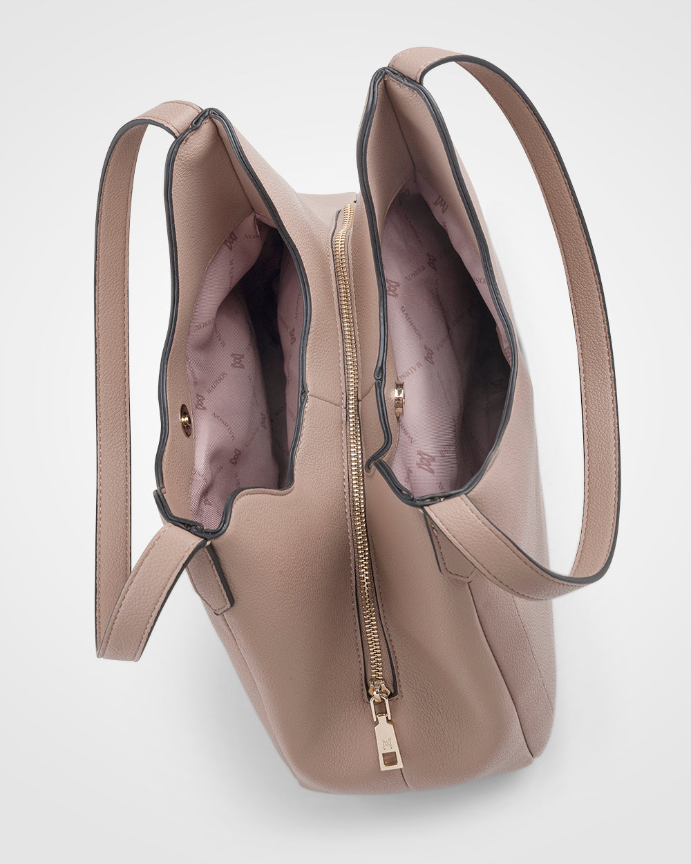 Angela Large 3 Compartment Scoop Hobo Soft Shoulder Bag-Handbags-PEROZ Accessories