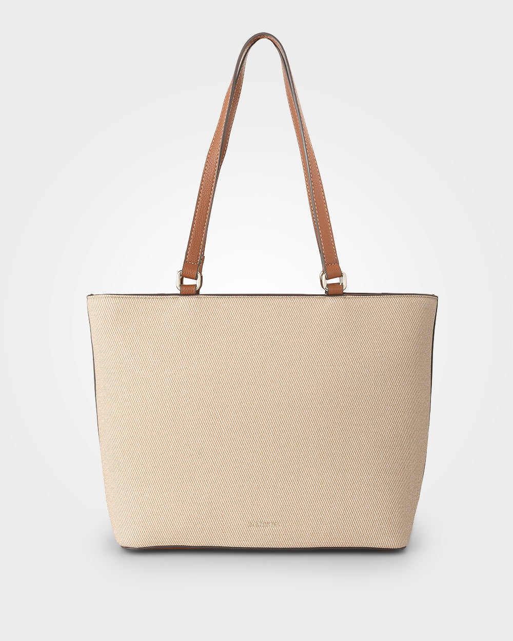 Roxanne Medium Tote With Front Zip Pocket-Handbags-PEROZ Accessories