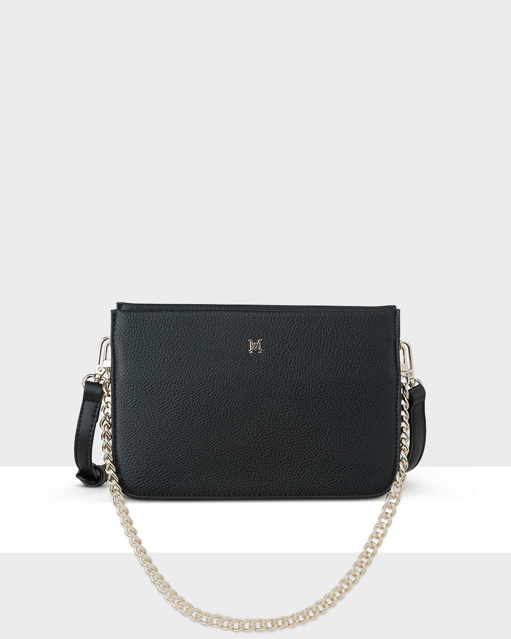 Lucinda Zip Top Convertible Chain & Crossbody Bag-Handbags-PEROZ Accessories