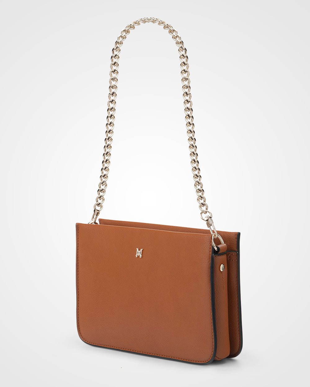 Lucinda Zip Top Convertible Chain & Crossbody Bag-Handbags-PEROZ Accessories