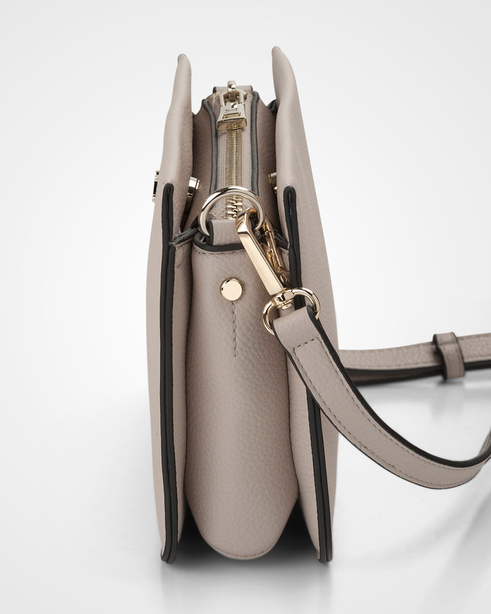 Lucinda Zip Top Convertible Chain & Crossbody Bag-Handbags-PEROZ Accessories