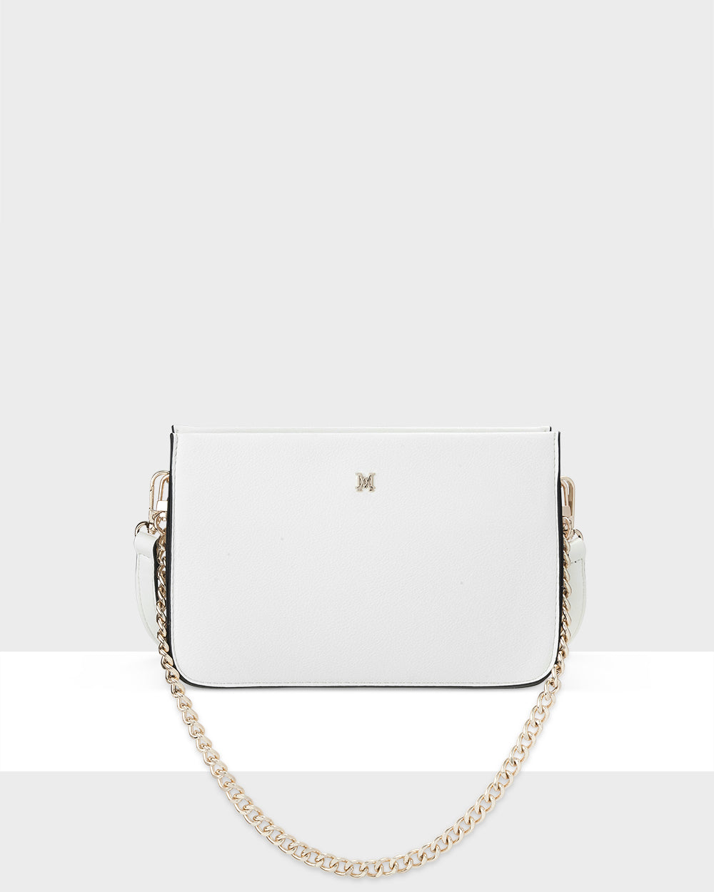 Lucinda Zip Top Convertible Chain & Crossbody Bag-Handbags-PEROZ Accessories