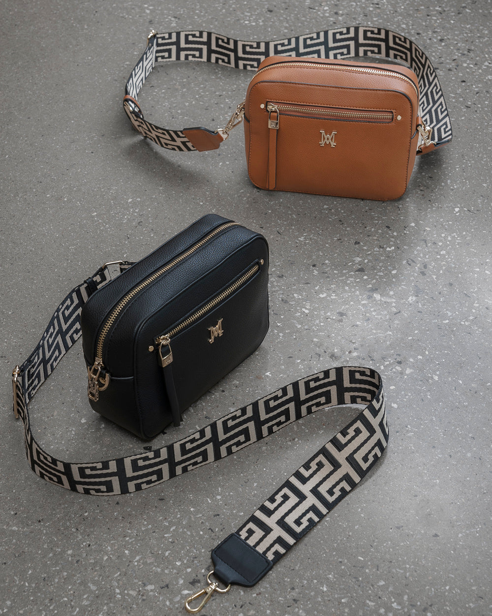 Molly Camera Crossbody Bag + Graphic Bag Strap-Handbags-PEROZ Accessories