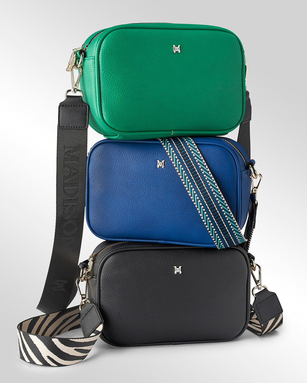 Monica Camera Crossbody Bag + Chevron Stripe Bag Strap-PEROZ Accessories