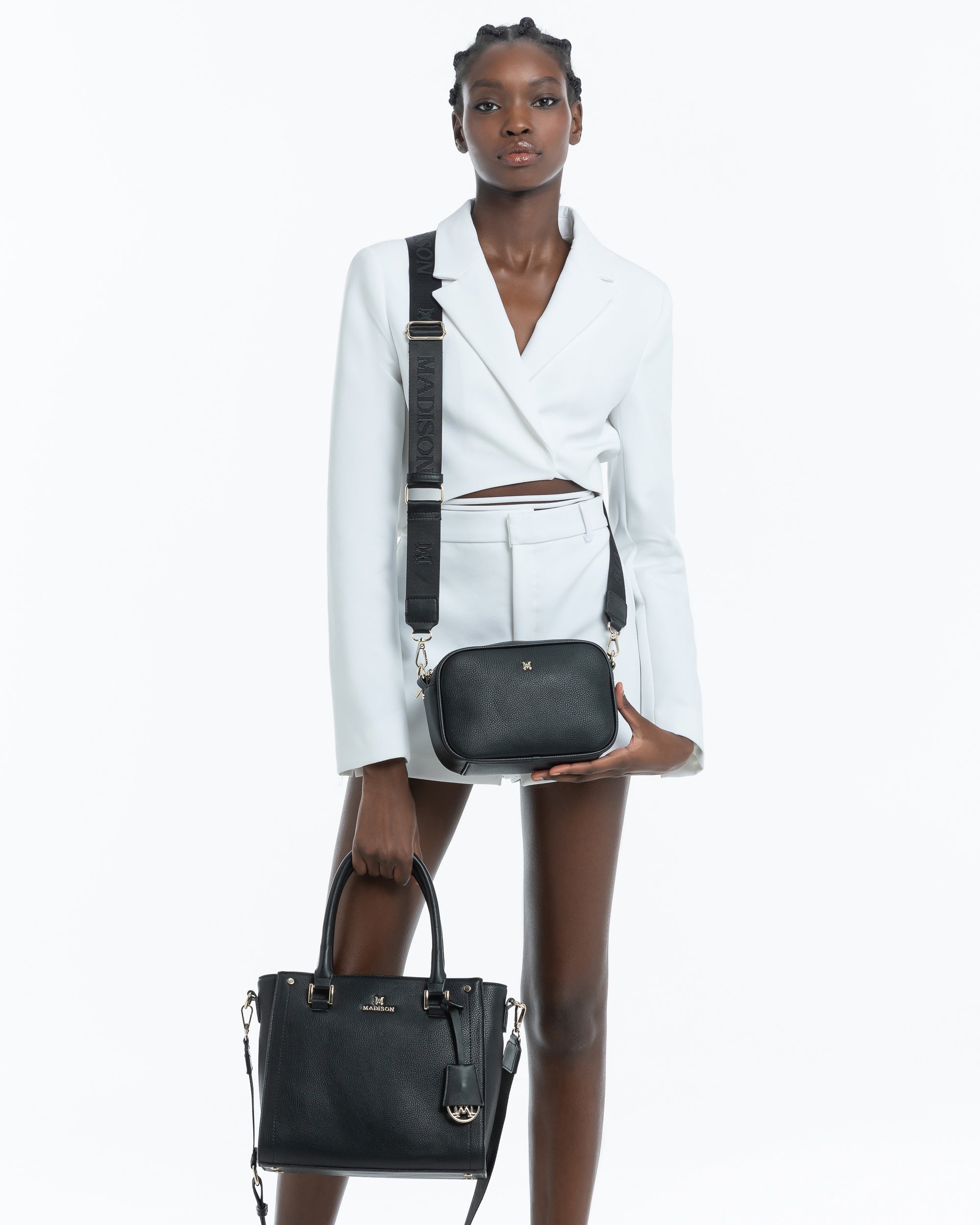 Angie Medium 3 Compartment Satchel Bag-PEROZ Accessories