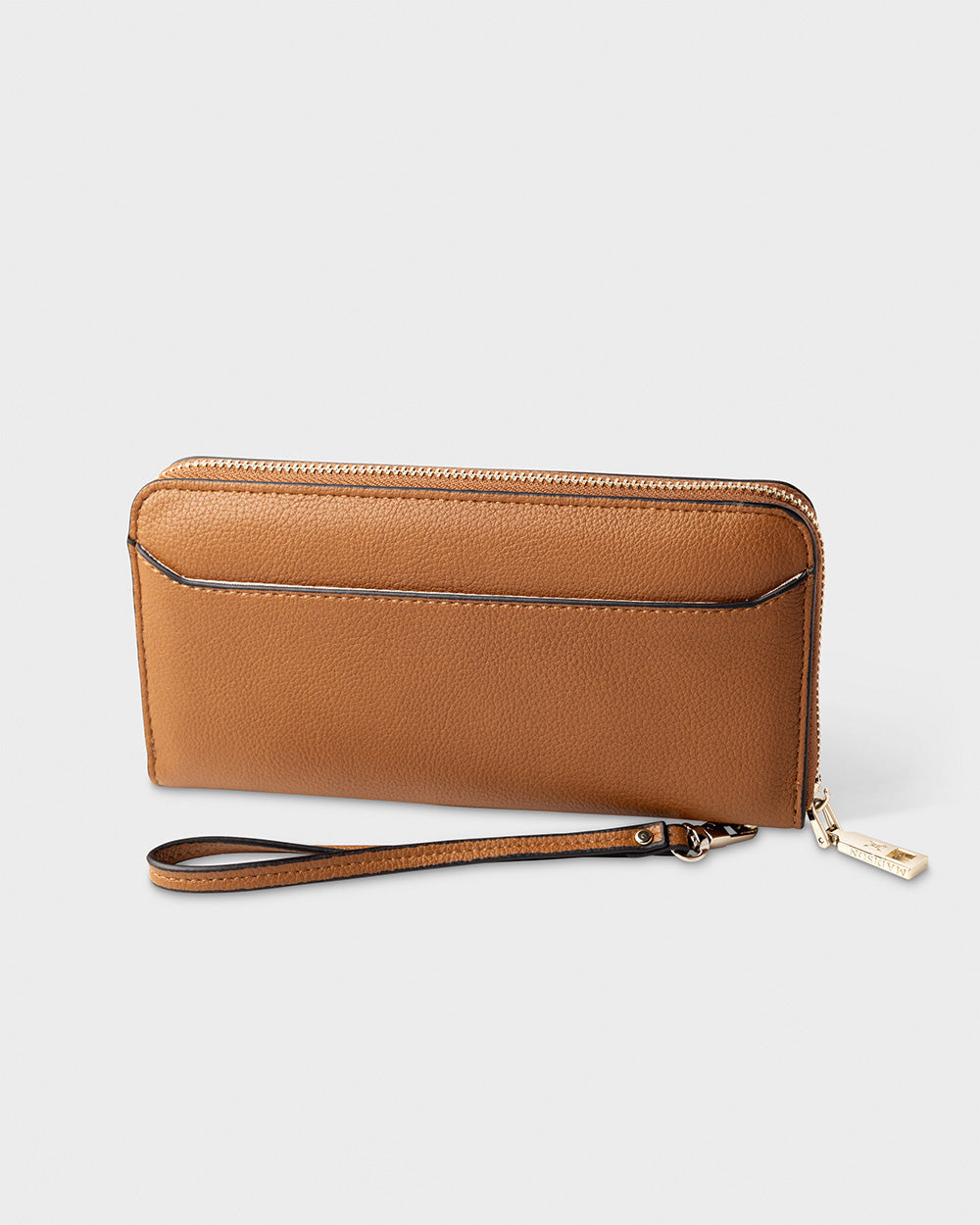 Harlow Zip Around Clutch Wallet With Detachable Wrist Strap-Wallets-PEROZ Accessories