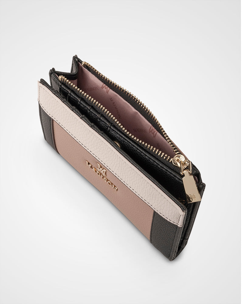 Lexi Medium Bi-Fold Zip Wallet-PEROZ Accessories