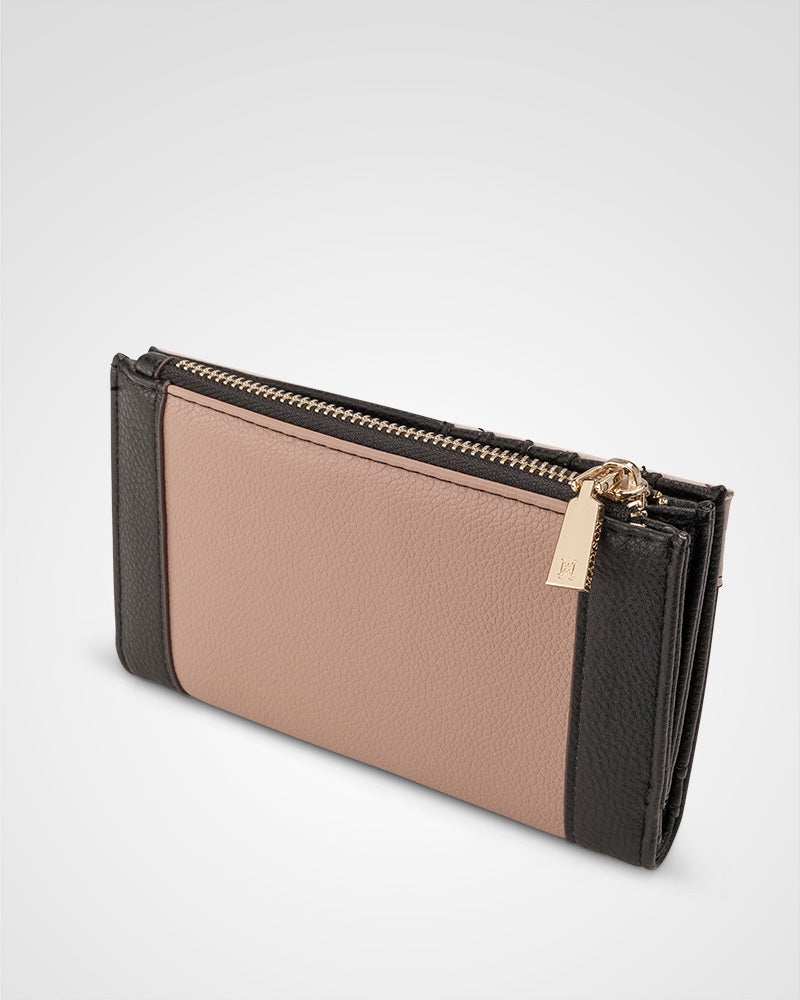 Lexi Medium Bi-Fold Zip Wallet-PEROZ Accessories