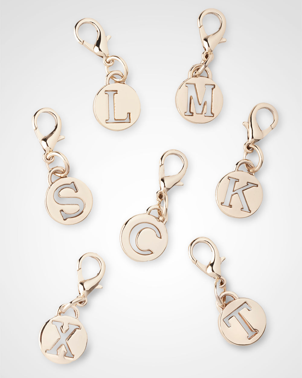Letter Personalisation Charms Lt Gold-Charms-PEROZ Accessories