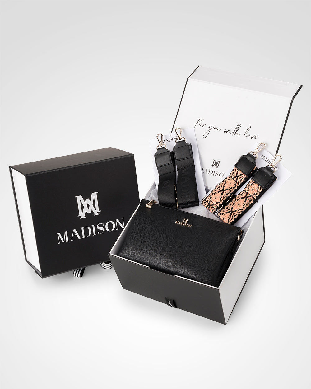 Avery Aztec "Wear It 3 Ways" Handbag & Bag Straps Giftbox-PEROZ Accessories