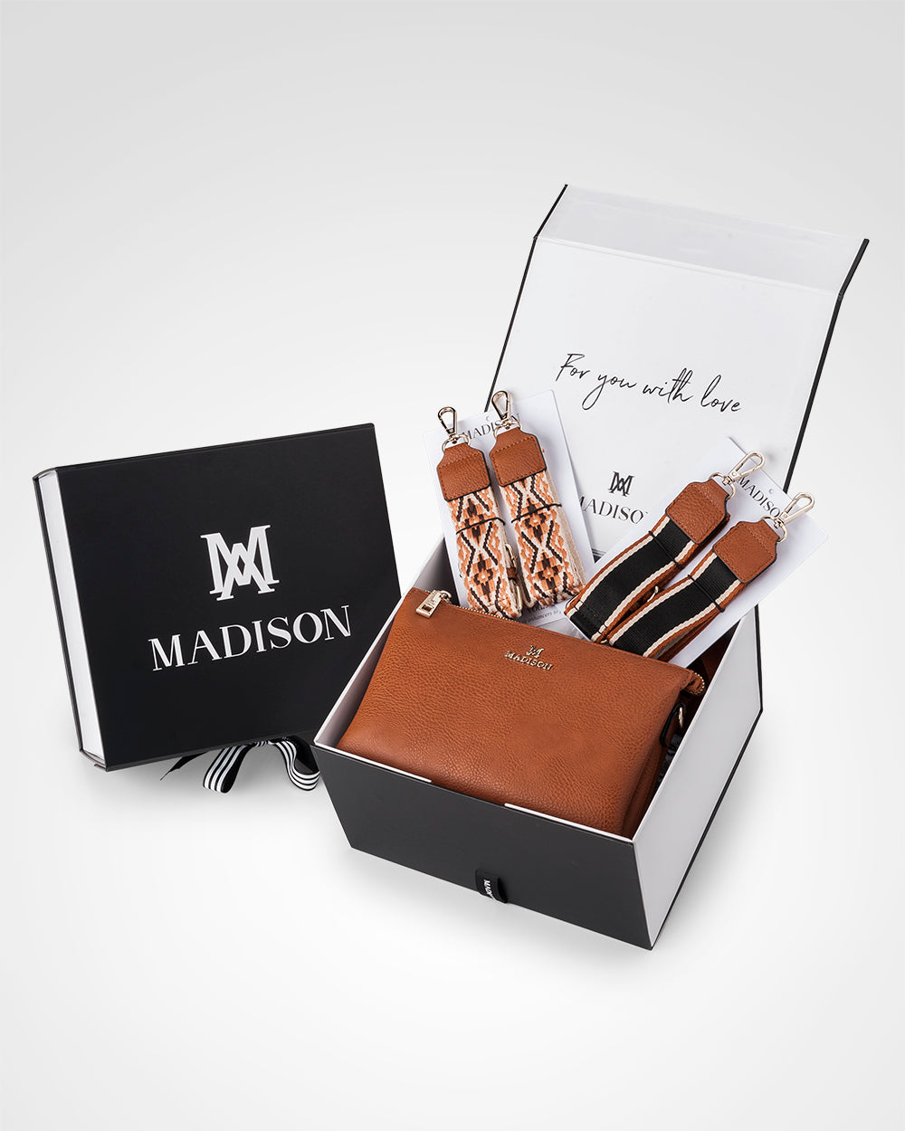 Avery Aztec "Wear It 3 Ways" Handbag & Bag Straps Giftbox-PEROZ Accessories