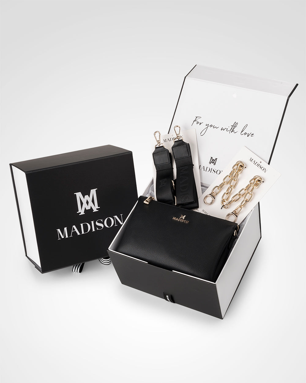 Avery Chain "Wear It 3 Ways" Handbag & Bag Straps Giftbox-PEROZ Accessories