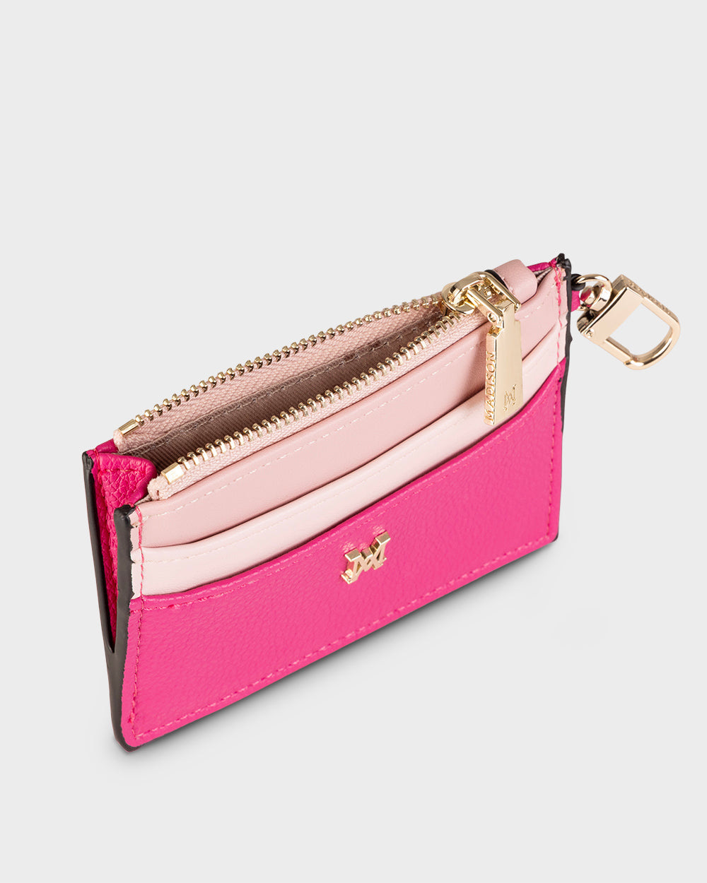 Hannah Zip Card Case Zip Purse-Wallets-PEROZ Accessories