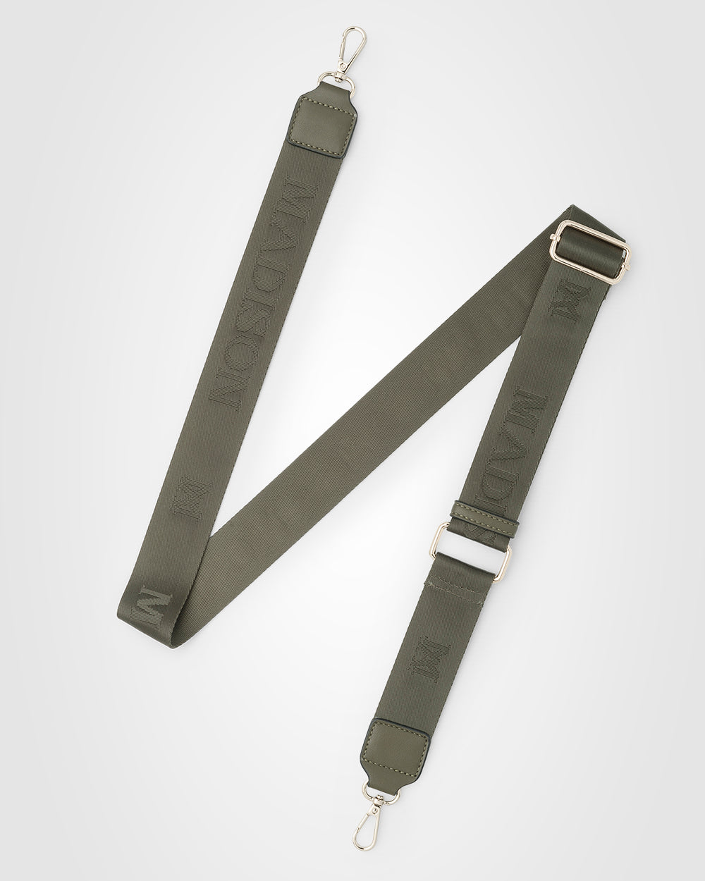 Simone Crescent Zip Top Small Crossbody Bag + Monogram Bag Strap-Handbags-PEROZ Accessories