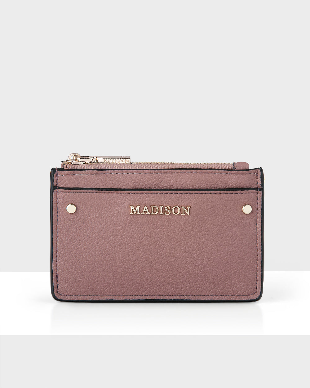 Vanessa Small Zip Purse Card Holder-Wallets-PEROZ Accessories