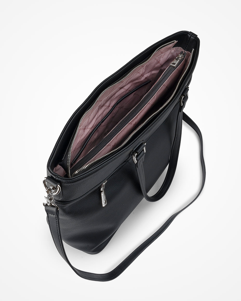 Trish Laptop Tote Work Bag With Crossbody Strap-Handbags-PEROZ Accessories