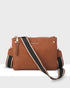 Charlotte Double Zip Crossbody Bag + Stripe Bag Strap-PEROZ Accessories