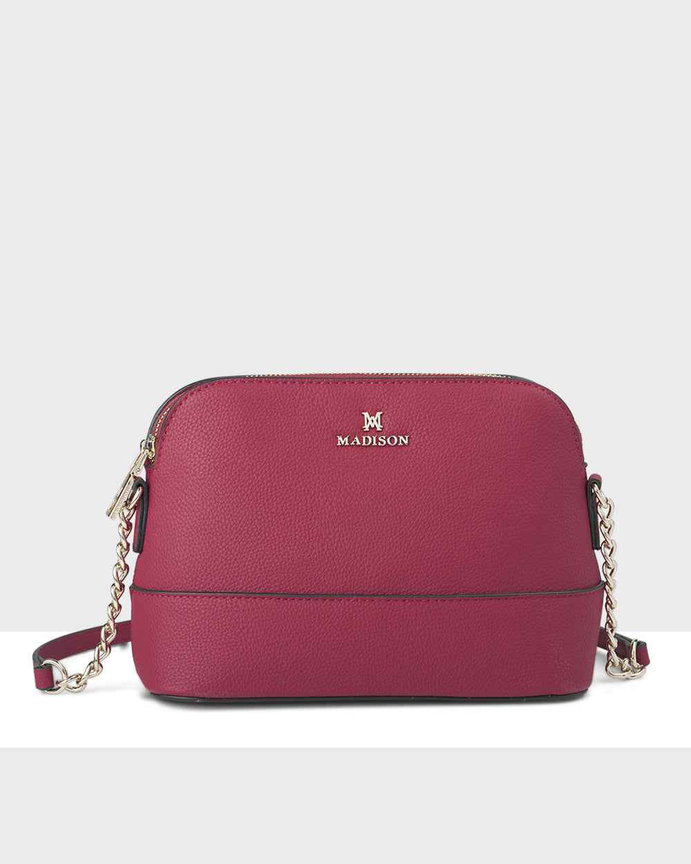 Salli Curve Zip Top Crossbody Bag-PEROZ Accessories