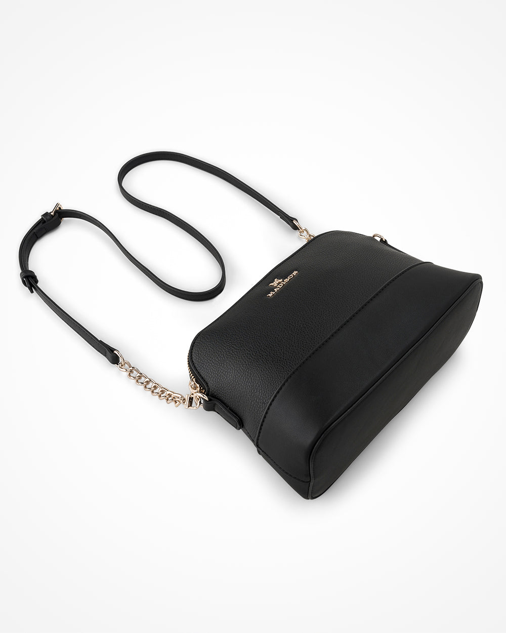 Salli Curve Zip Top Crossbody Bag-Crossbody Bags-PEROZ Accessories