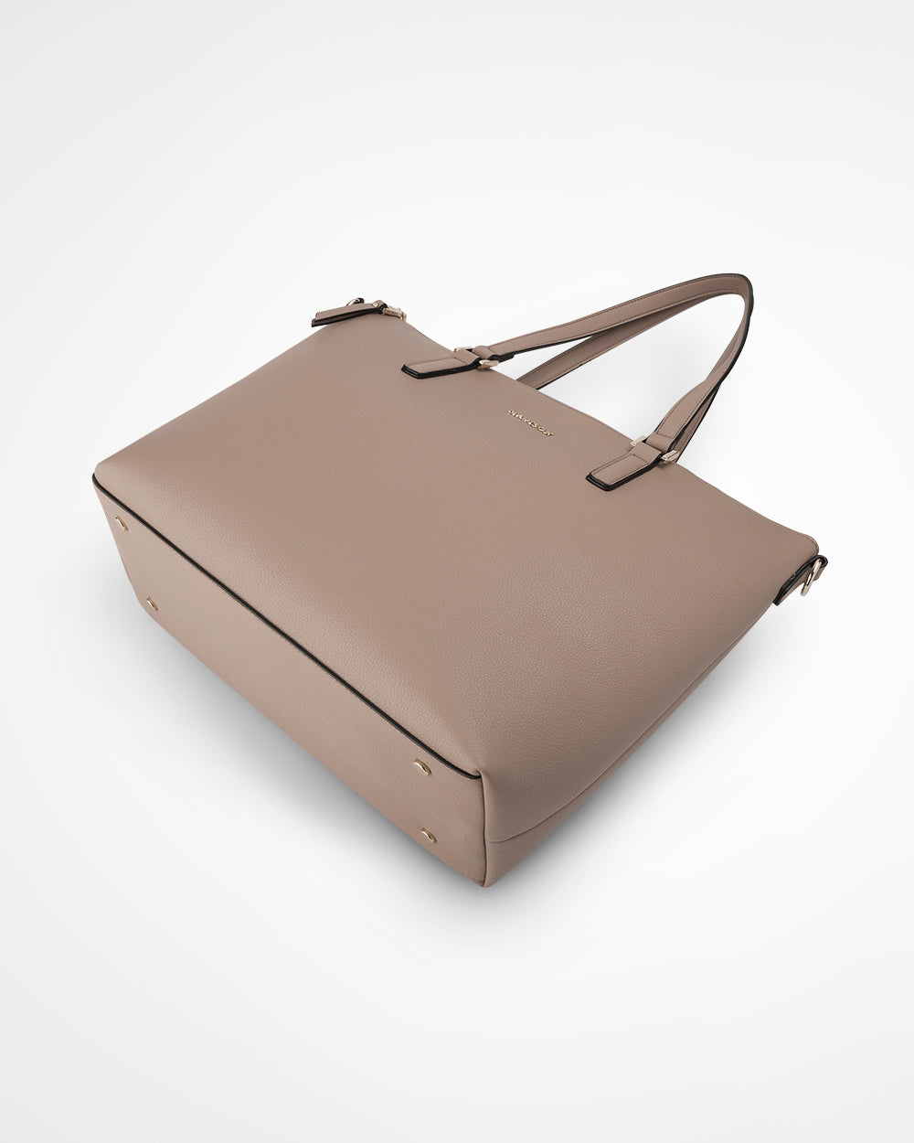 Inga Large Zip Top Tote Bag With Laptop Pocket-Handbags-PEROZ Accessories