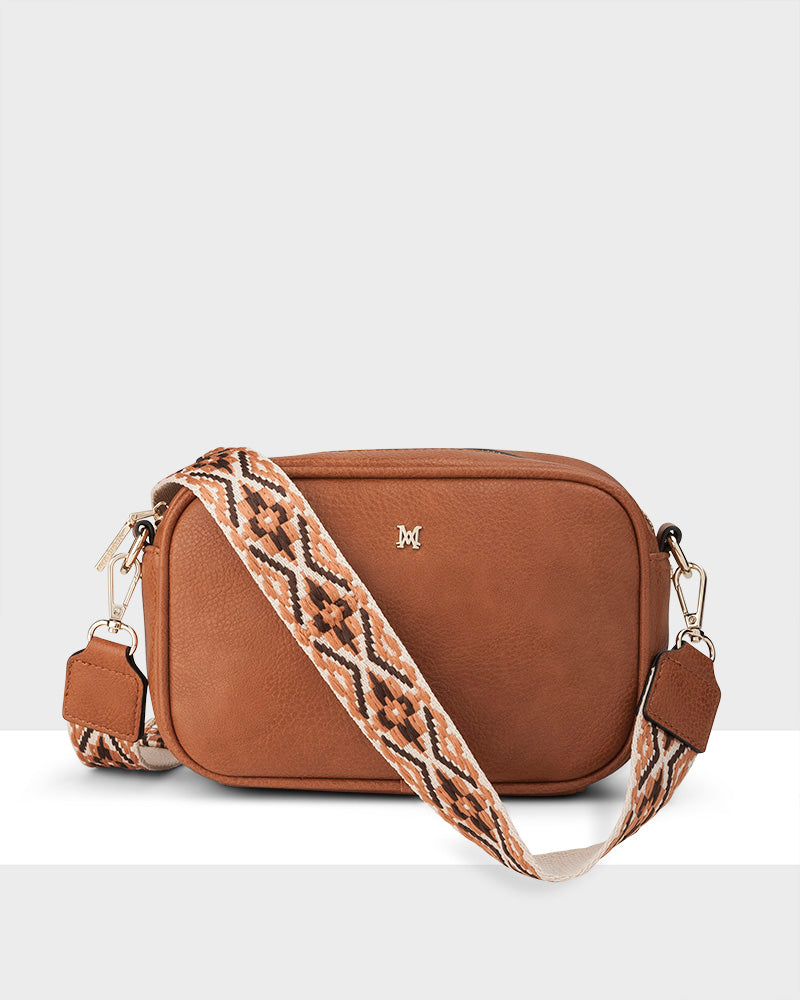 Monica Camera Crossbody Bag + Aztec Bag Strap-PEROZ Accessories