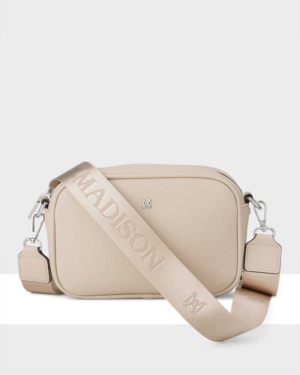 Monica Camera Crossbody Bag + Monogram Bag Strap-Handbags-PEROZ Accessories