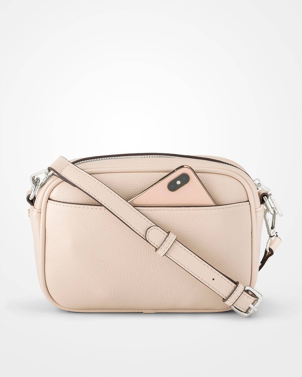 Monica Camera Crossbody Bag + Monogram Bag Strap-Handbags-PEROZ Accessories