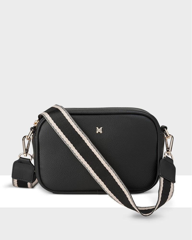Monica Camera Crossbody Bag + Stripe Bag Strap-PEROZ Accessories