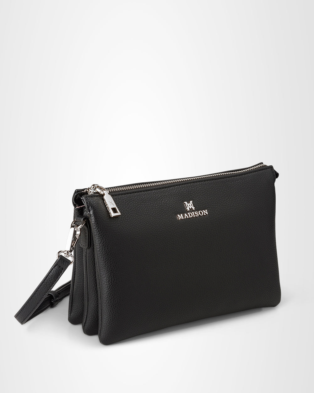 Avery 3 Compartment Crossbody Bag + Monogram Bag Strap-Handbags-PEROZ Accessories