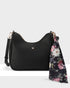 Olivia Crescent Crossbody With Chain + Scarf Charm-PEROZ Accessories